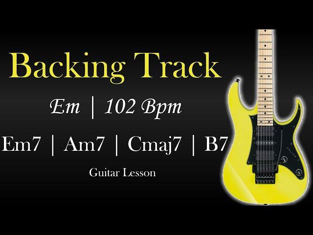 Em Guitar Backing Track (102 Bpm)