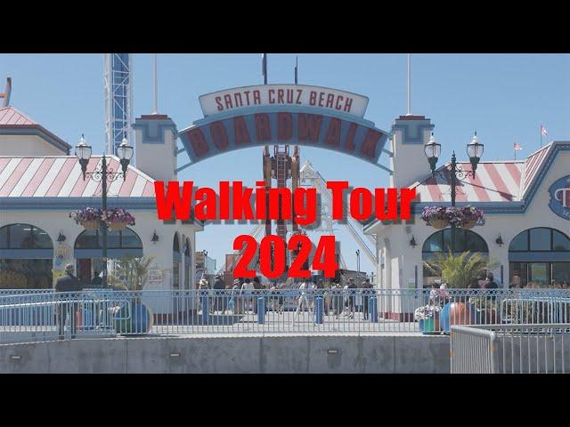 Santa Cruz Beach Boardwalk Walking Tour 2024