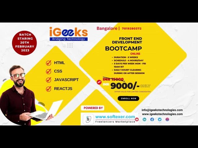 i Geeks Front End Bootcamp