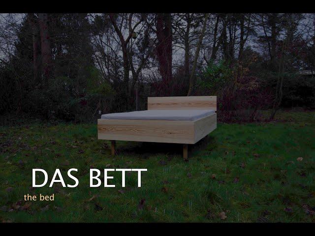 Das Bett - Knochenleim und ölen | to glue and oil