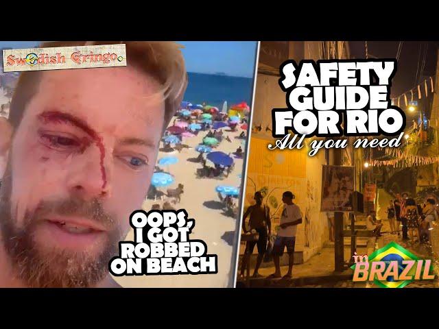 How dangerous is Rio and Brazil? Travel guide: the safest places | JUST GOT ROBBED ON THE BEACH 