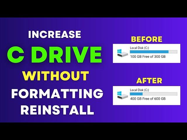 How to Easily Extend C Drive Storage in Windows 10 Laptop Without Reinstalling [2022]