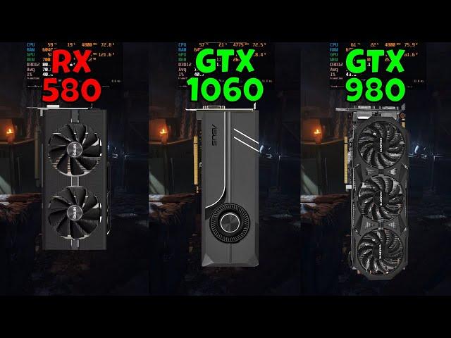 RX 580 8GB vs GTX 1060 6GB vs GTX 980 (In 10 Games)