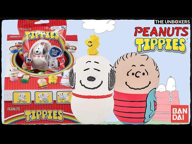 Linus & Snoopy with Woodstock Peanuts Tippies by Bandai