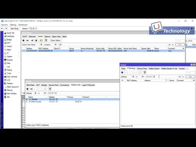 Mikrotik Script SYNC Address list TO IP Bindings [Auto bypass device in hotspot ]