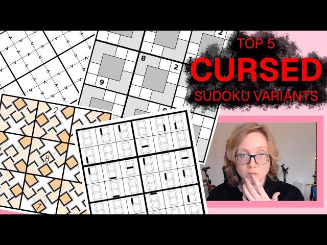 Top five cursed sudoku variants (and a bonus solve)