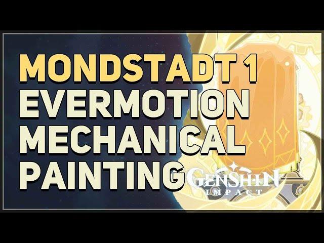 Evermotion Mechanical Painting Mondstadt 1 Genshin Impact