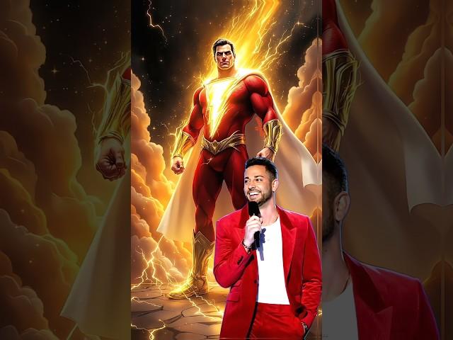 Shazam vs. Zachary Levi – The Transformation Revealed! #Shorts #shazam #zacharylevi #victorst #dcau