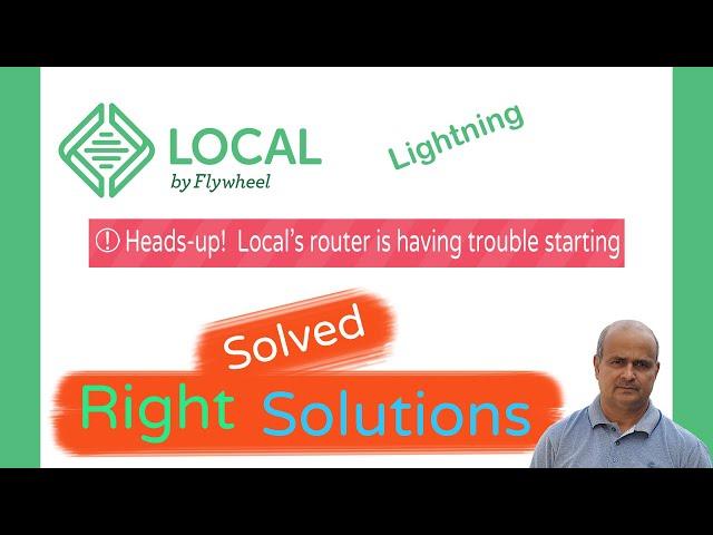 Local By FlyWheel Solved -  Heads-up! Local's router is having trouble starting