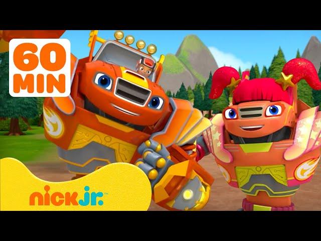 Blaze and the Monster Machines | 60 MINUTOS das melhores CORRIDAS e AVENTURAS FAMILIARES do Blaze!