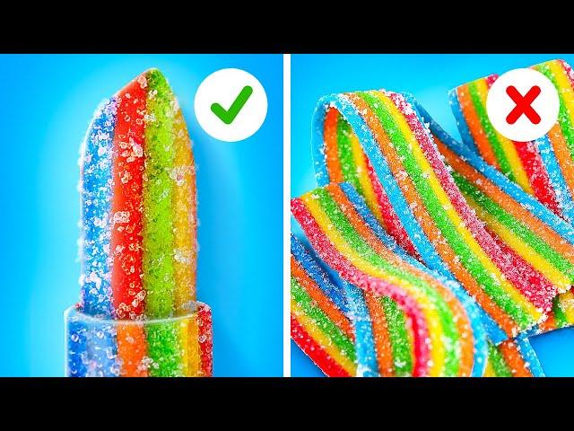 COOL WAYS TO SNEAK CANDIES INTO CLASS || Crazy Food Ideas By 123 GO! LIVE