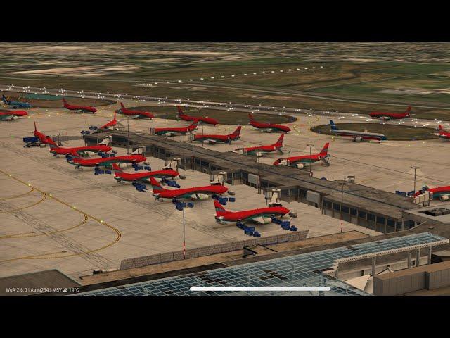 FIRST LOOK!!!!!! in to my new airport on WOA.(New Orleans) #woavideos (EP.23)