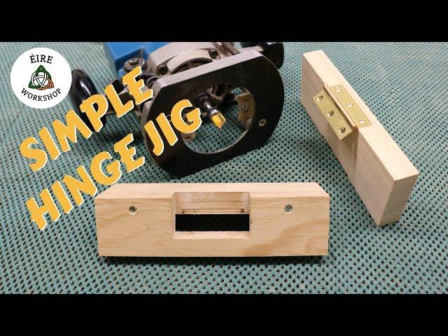 Simple  Hinge Jig For Your Router In Just 5 Minutes