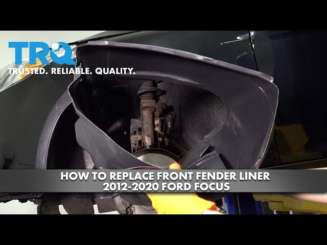 How to Replace Front Fender Liner 2012-2020 Ford Focus