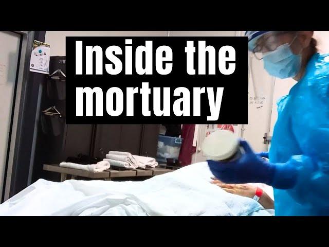 Inside the mortuary