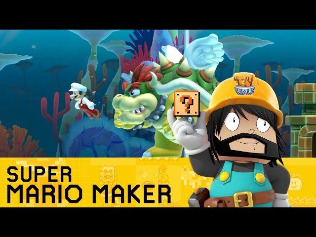 Super Mario Maker -- What?! JAKE!! That's Just RUDE!!