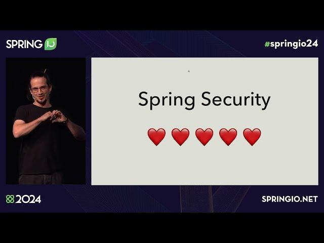 Spring Security Architecture Principles by Daniel Garnier-Moiroux @ Spring I/O 2024