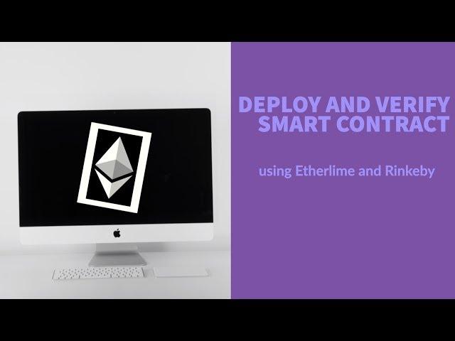 Etherlime - deploy and verify smart contracts to Ethereum Testnet