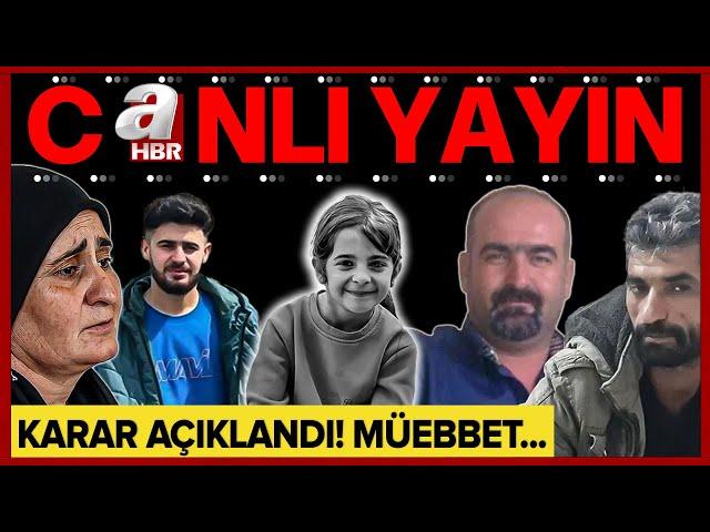 Narin Davasında Karar Açıklandı! Salim, Enes ve Yüksel Güran'a Müebbet, Nevzat'a İse...#Canlı