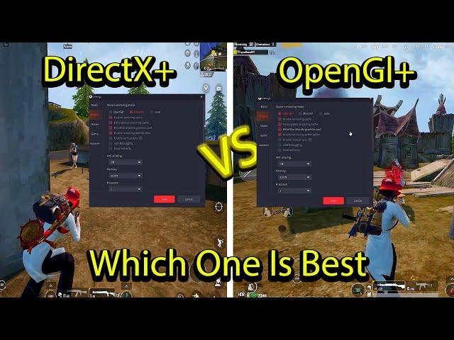 OpengGL+ vs DirectX+ | Best Settings for PUBG MOBILE On Gameloop Emulator|| See Who Gives Best FPS?