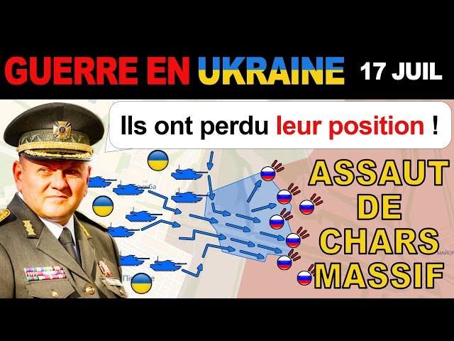 17 juil : Les unités blindées d'élite ukrainiennes broient les positions russes !