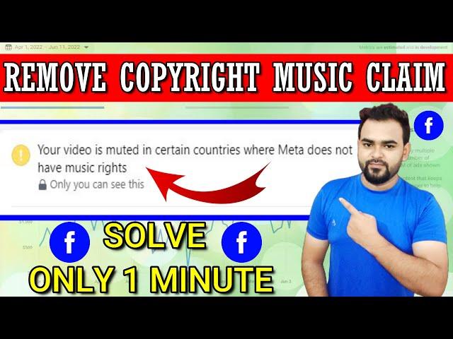 How to Fix Your Video Partially Muted Facebook | Remove Copyright Claim on Facebook 2023 | Facebook