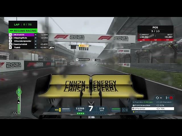 Xbox Hellas F1 2021 Greek Championship Round 10 Austria GP Xthunderspeeder Race