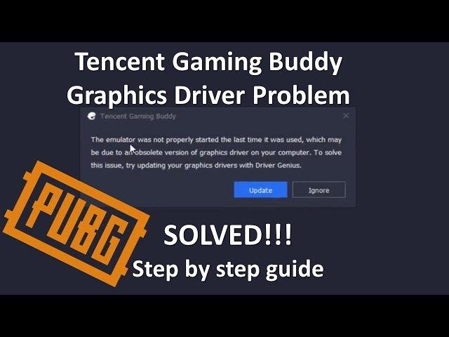 Graphics Driver Problem On Tencent Gaming Buddy Solution | Step By Step Guide