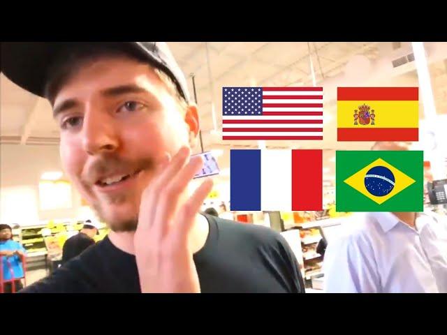 MrBeast habla español "en varios idiomas"