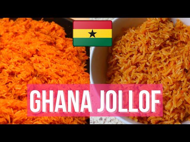 Make THIS delicious GHANA JOLLOF recipe!!