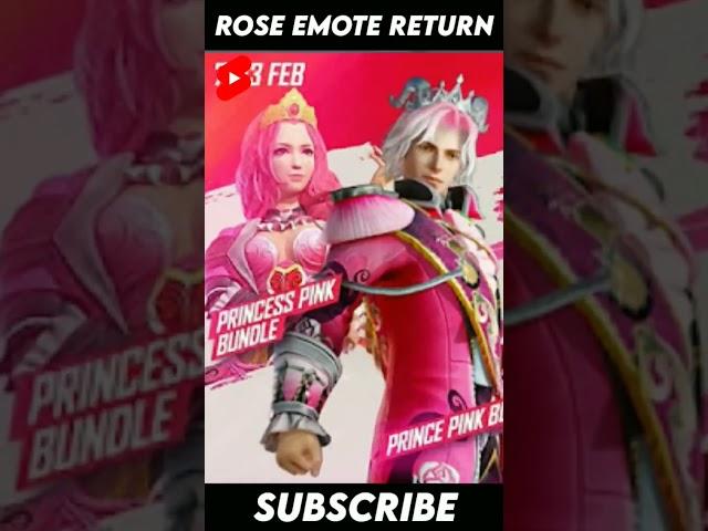 Rose emote return 2023  | Confirm date | #shorts