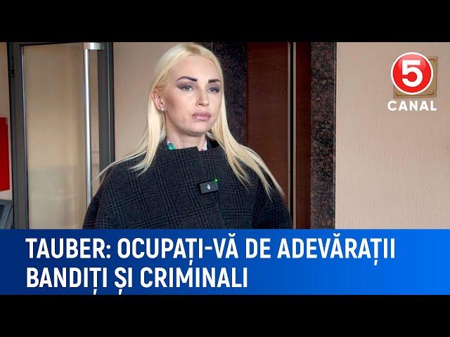 Tauber: "Ocupați-vă de adevărații bandiți și criminali"