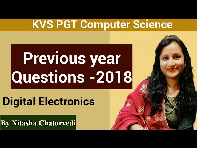 KVS PGT Computer Science Previous year Questions | #1 |KVS Prepration 2022| Nitasha Chaturvedi