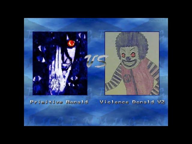 M.U.G.E.N : Primitive Ronald (12p) vs Violence Donald (10p)