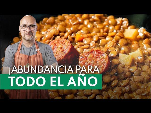 Cómo hacer LENTEJAS CON CHORIZO - Tradición de FIN DE AÑO para la ABUNDANCIA