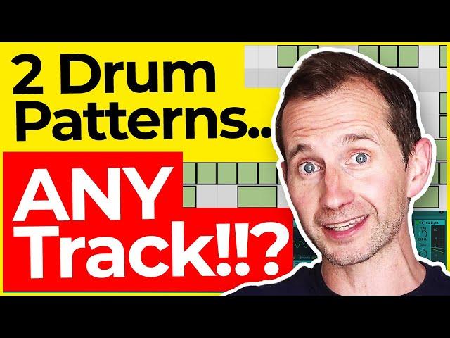 The ONLY 2 Drum Patterns You'll EVER Need (QUICK & EASY)! 