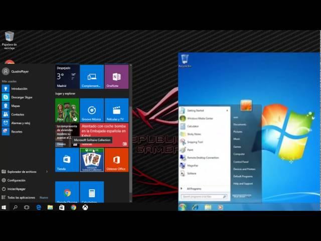 Cambios en Windows 10