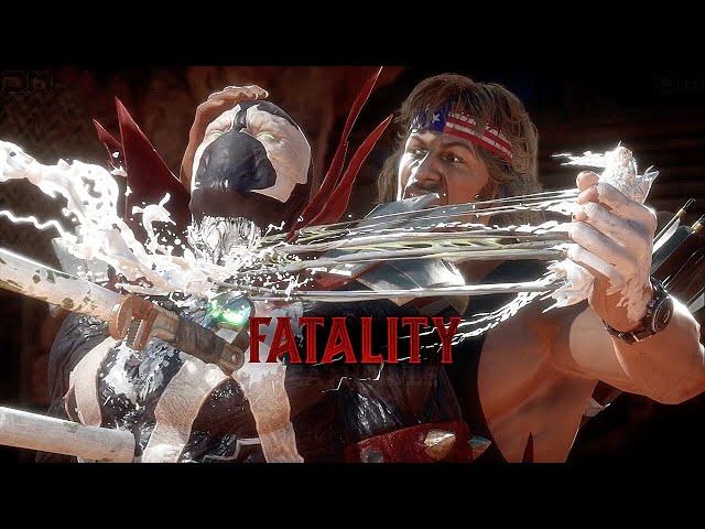 MK11 All Fatalities on Spawn