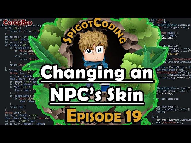 How to make a Spigot 1.15+ plugin (Ep19) Changing an NPC's Skin