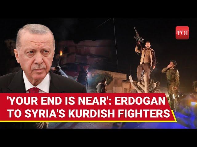 'Each One Of You...': Erdogan's Ultimate Warning To Kurdish Fighters In Syria | Watch