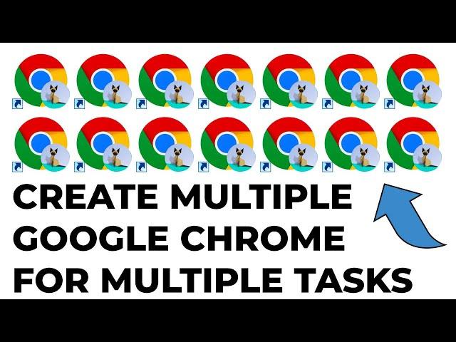 How To Run Multiple Google Chrome For Multiple Different Login Accounts on Laptop / Computer / PC