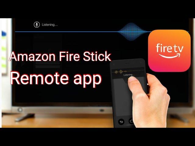 Amazon Fire Stick remote app | Fire TV Remote App | Remote Control App For Fire Stick