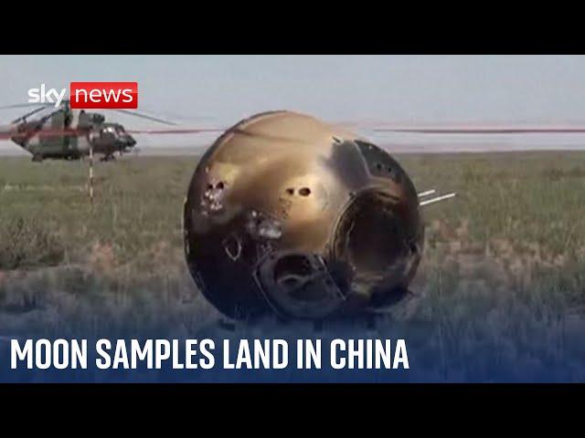 Moon: China becomes first country to bring back samples from the far side of the moon