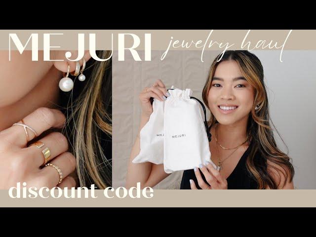 MEJURI JEWELRY HAUL - Pearl Pieces, Pave Diamond Rings, Earrings, & Charms