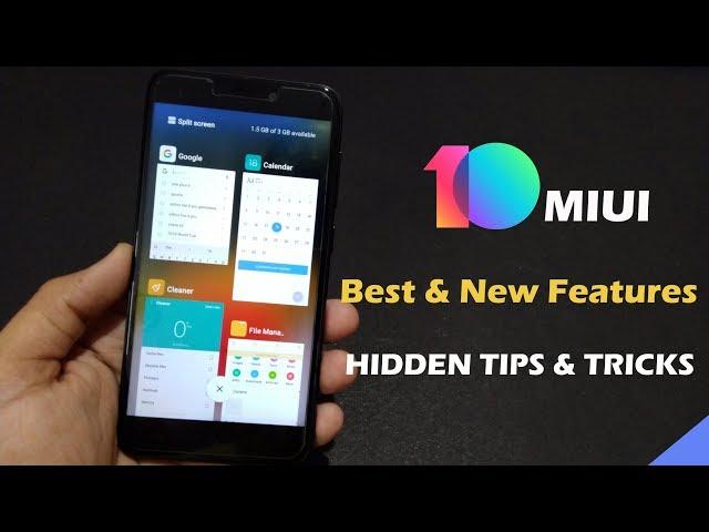 MIUI 10 Hidden Features | Tips and Tricks & Secret Setting | in Hindi