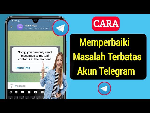 Cara Memperbaiki Masalah Terbatas Akun Telegram || Masalah Terbatas Telegram