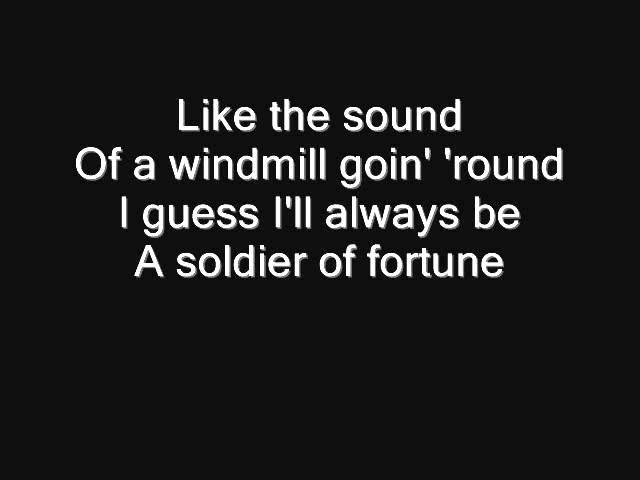 Deep Purple - Soldier of Fortune Lyrics