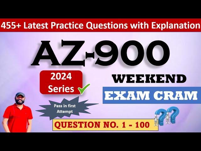 Part1 : Azure Fundamentals (AZ-900) Exam Cram | 455+ Practice Questions with detailed explanations