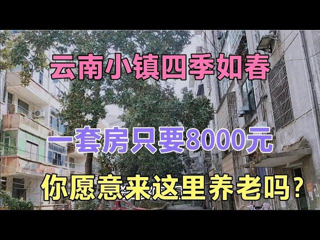 云南小镇四季如春，一套房只要8000元，你愿意来这里养老吗？