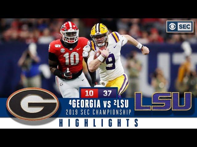 2019 SEC Championship Highlights: #2 LSU dominates #4 Georgia | CBS Sports